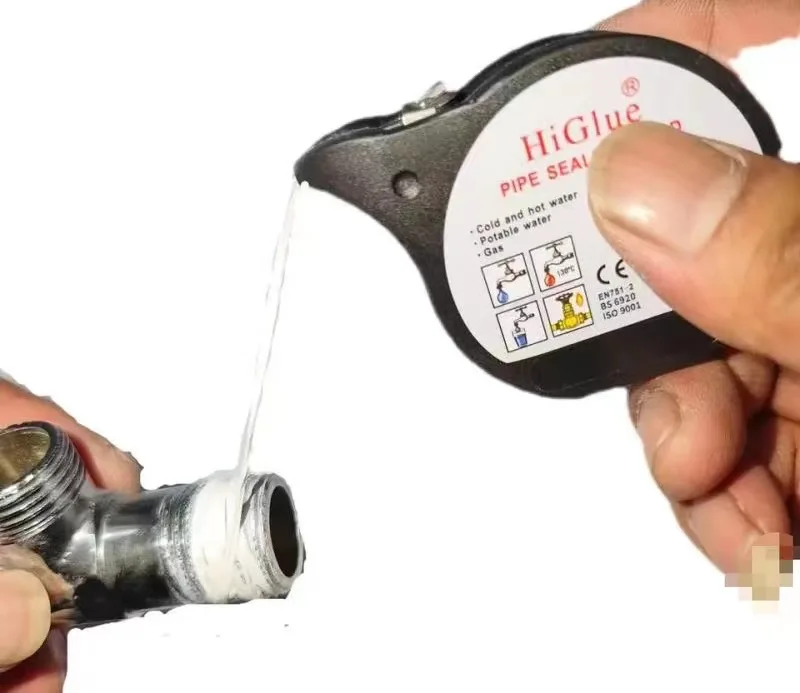 Higlue 50m  white sealing cord Pipe Thread Seal Tape PTFE Thread Sealant for Plumbing Pipes and Fittings