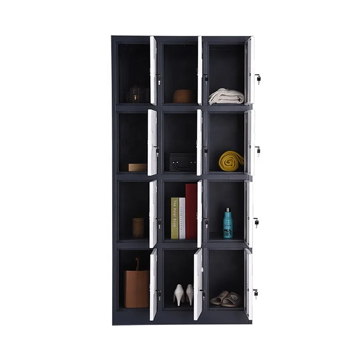 Custom gym natatorium locker factory staff dormitory locker multi-color home bedroom metal cabinet steel wardrobe