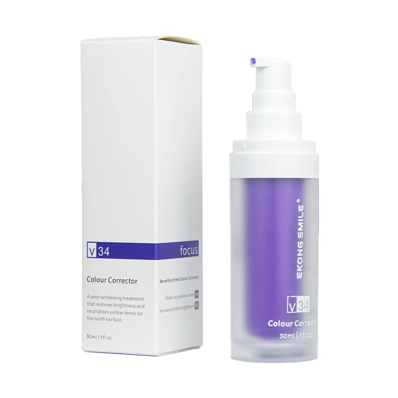 Cheap Price Teeth Whitening Foam Serum V34 Color Corrector Purple Tooth Whitening