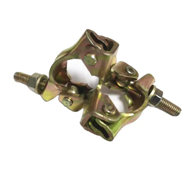 BS1139 Scaffolding Fitting Pipe Fixed Clamps Pressed Double Coupler