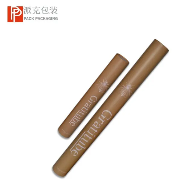 Custom poster packaging tube postal cardboard poster mailer tube packaging for wallpaper poster mailing tube