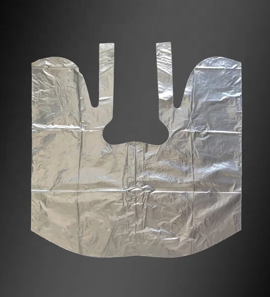 Generic Size for Everyone Fashion style Disposable SPA and Barber Shop use PE/HDPE/LDPE/CPE Hairdressing Cape for Beauty Salon