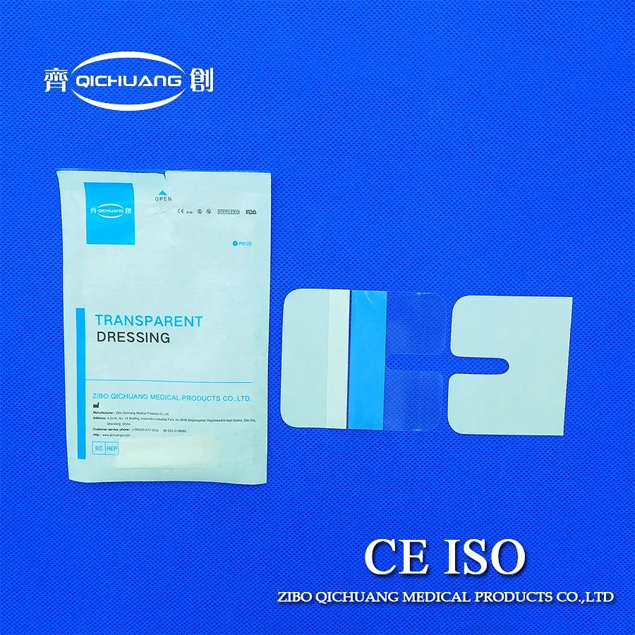 Sterile Waterproof Shower Shield Wound Adhesive Bandage Transparent PU Film Dressing IV Cannula Fixation Patch