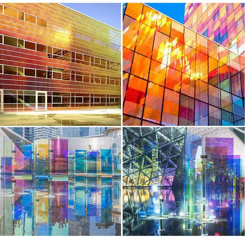 blaze chameleon dichroic iridescent cellphone decorative window glass protective film