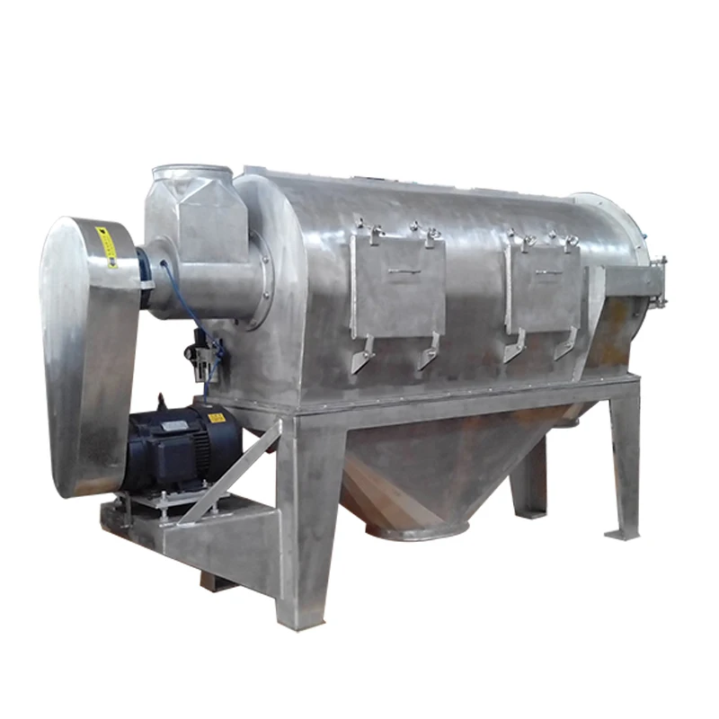 Высокоэффективный горизонтальный воздушный просеиватель для просеивания муки центробежный роторный вибрационный экран снятия пыли консольный