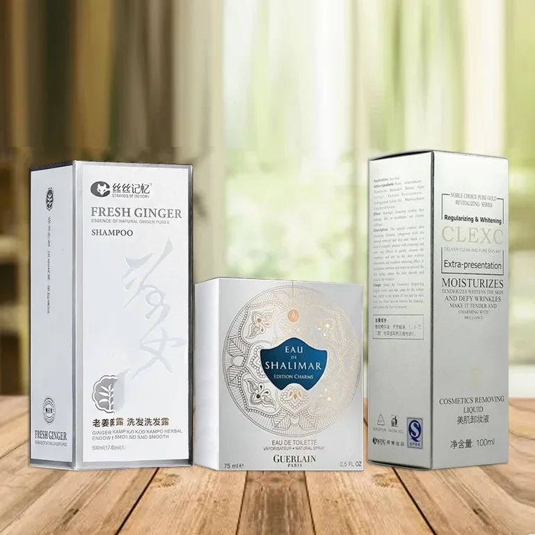 Cosmetic Folding Packing Box Lip Gloss Packaging Cosmetic Boxes Cosmetic Corrugated Box With Zipper
