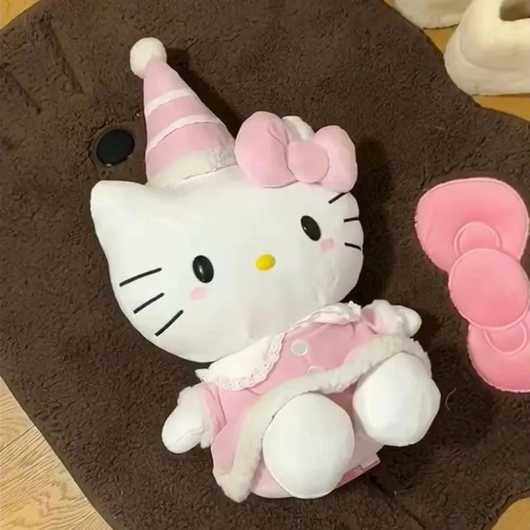 Anime Kitty Stuffed Animals Home Decoration Birthday Christmas Gifts Cute Anime Kitty Cartoon Plush Toys for Girls Kids