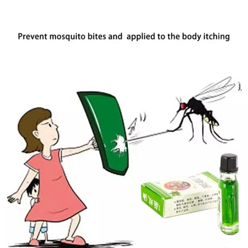 New Refreshing Oil For Headache Dizziness Medicated Oil Rheumatism Pain Abdominal Pain Fengyoujing Anti-itch Mosquito Balm