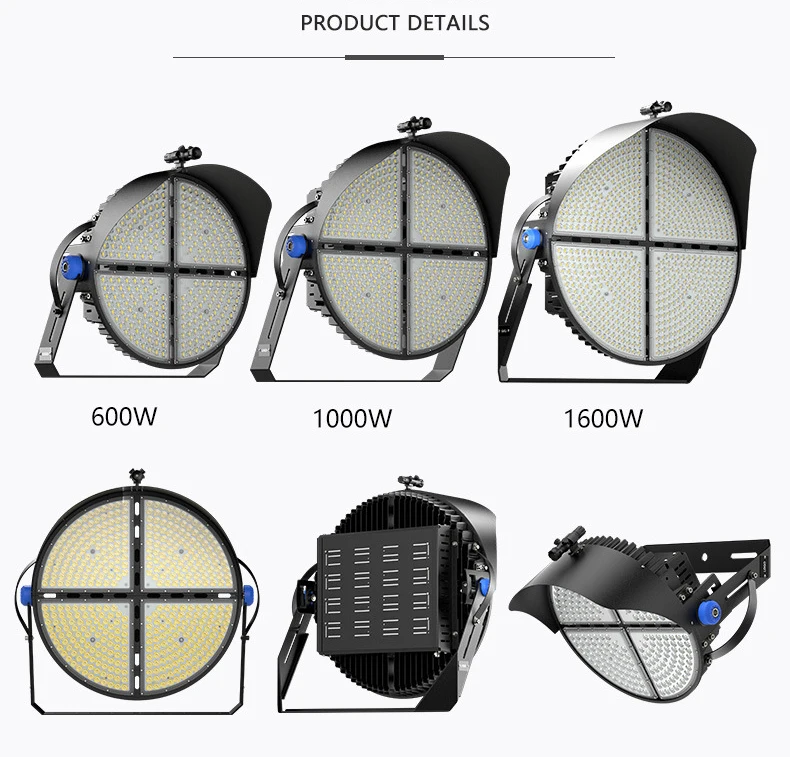 IP66 Outdoor 150LM LED Stadium Light  400W 600W 1000W 1600W Football Basketball LED Flood Sports Lights