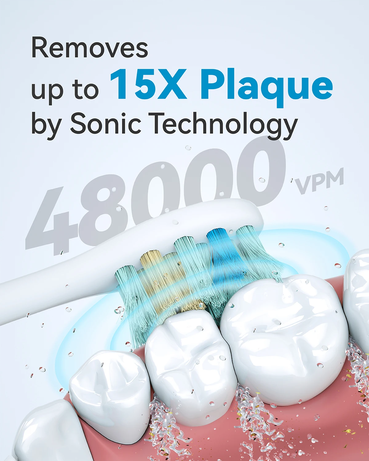 2023 New Type dental care sonic motor small portable travel electric toothbrush slim with box packaging