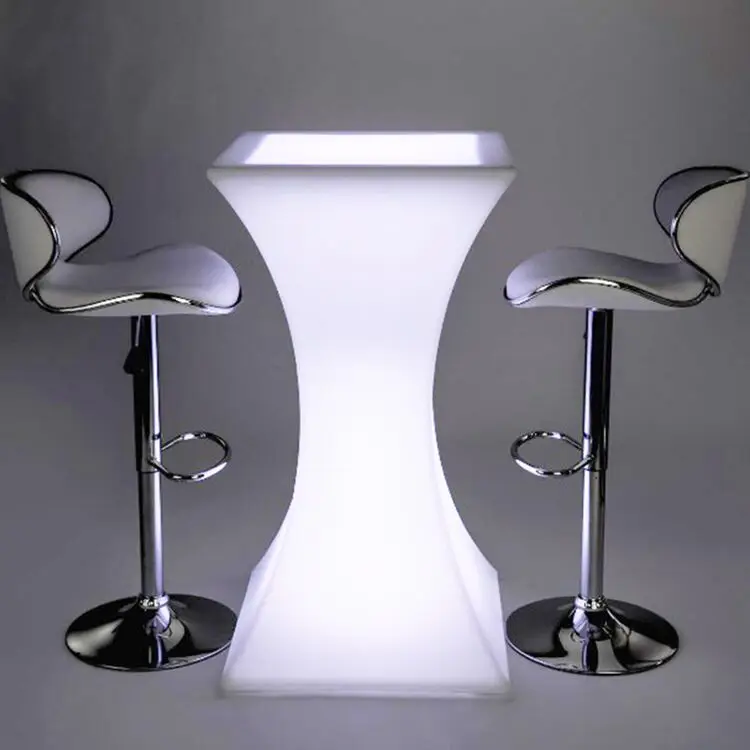 Портативный барный стол с подсветкой