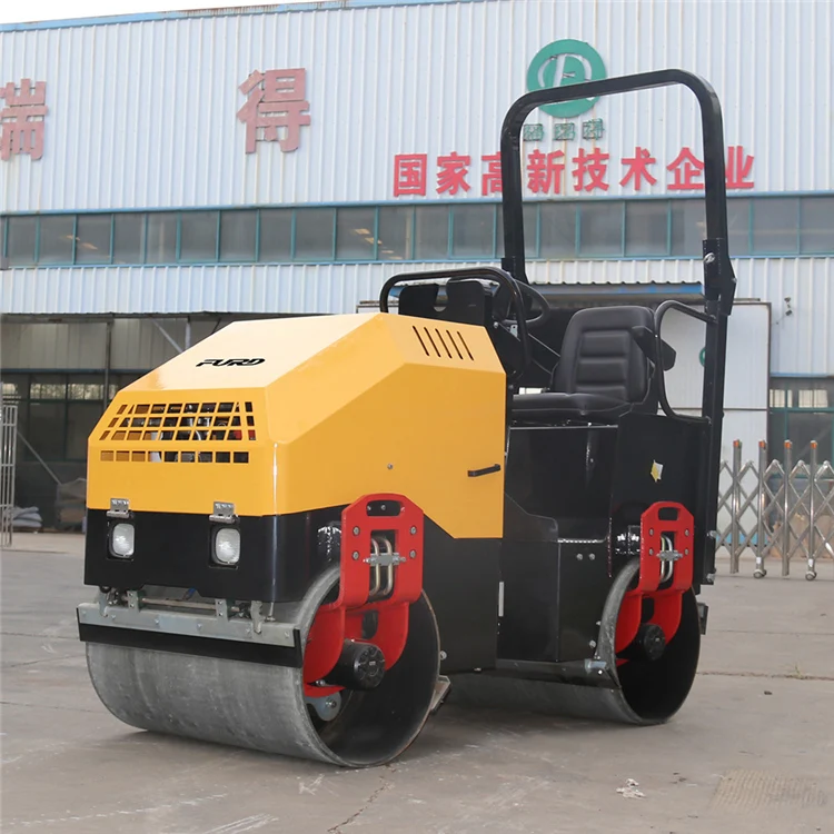 Ride-on Double Smooth-drum Vibratory Roller, Diesel-powered, 1.7 Ton FYL-900