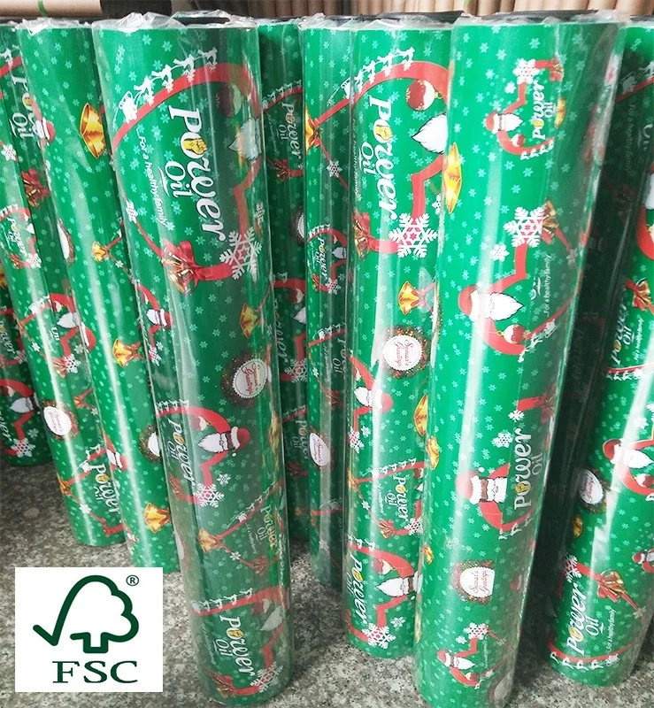 Wholesale Rolling Paper Custom Printed High Quality Gift Valentine Wrapping Paper