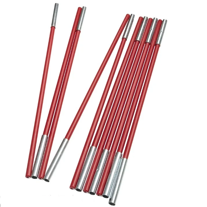 aluminium tent pole repair fittings 7001 7075 T6 7001 alloy extruded aluminum folding tent poles pipe for camping tent