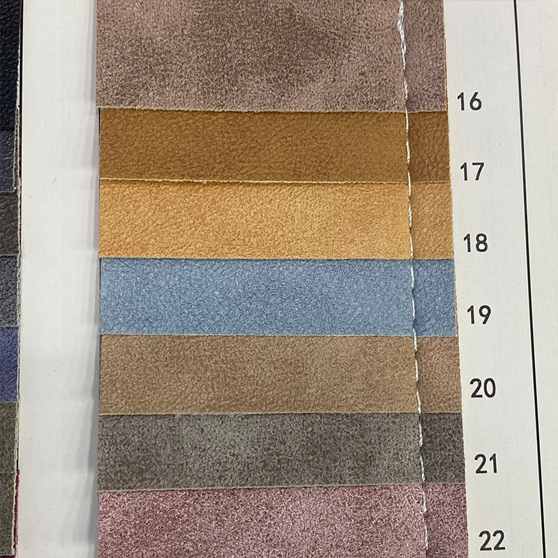 Distressed Faux Leather Fabric Vintage Design Leatherette Upholstery Fabric Soft PU for Sofa Chair Handbags, DIY Crafts