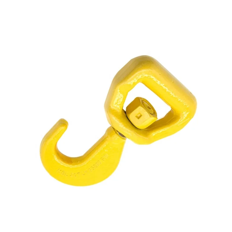 2 Inches Trailer Hook 20000kgs/44000lbs Forged Crane Equipment Hooks, Heavy Duty Forged Trailer Swivel Hook
