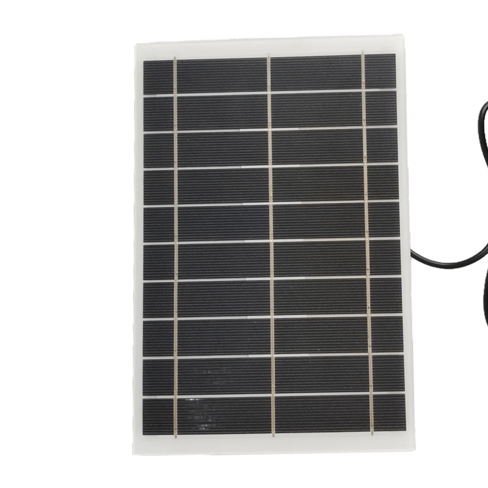 Professional manufacturing plant Customization 6w 5v solar panel portable mini phone charger with USB  type-c iphone interface