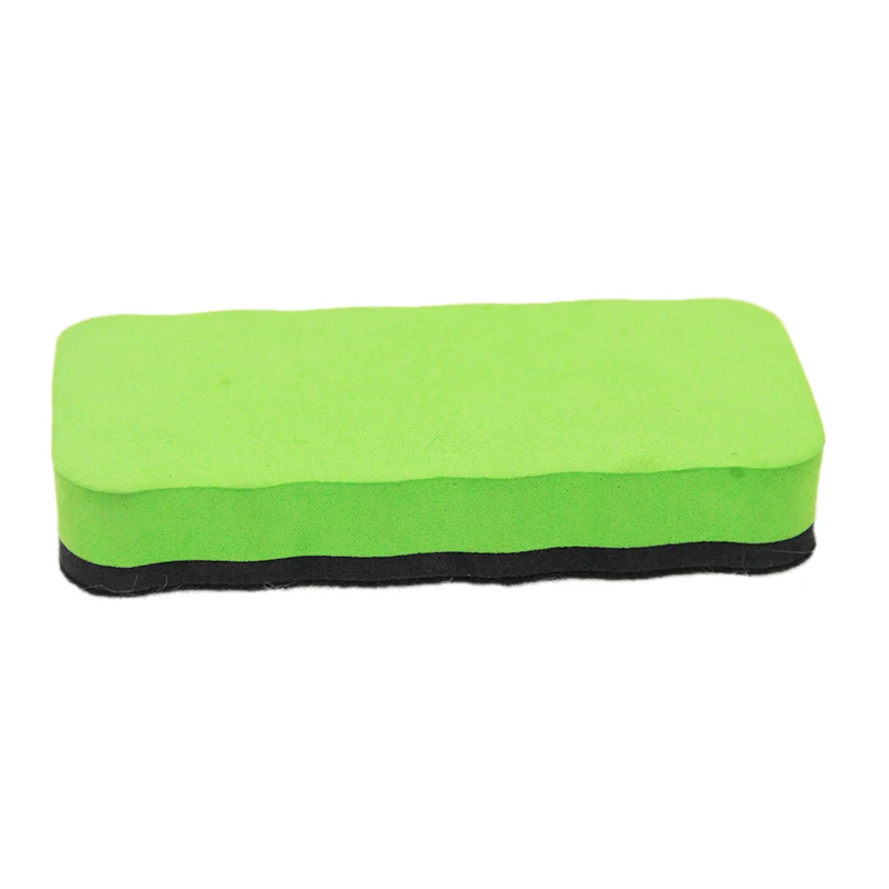 High quality Non-slip Wave edge felt magnetic EVA sponge whiteboard eraser