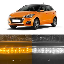 car led fog lights with daytime running light for Hyundai I20 Elite parts 2018 2019 2020 2021 2022