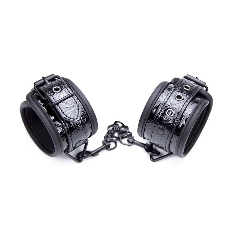 sexy bdsm toy wholesale leather handcuffs sex toys for couples hand cuffs chinese bondage slave handcuff foot cuff