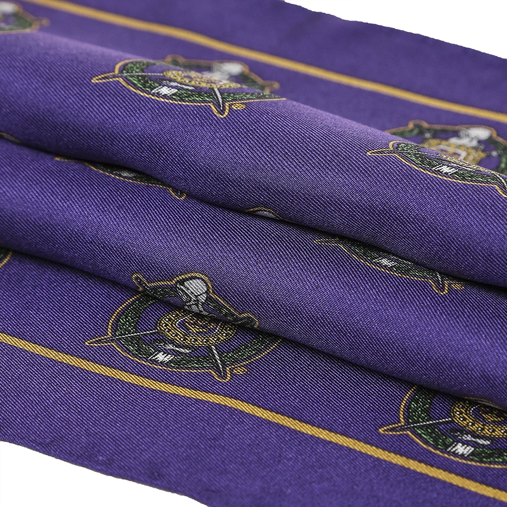 Custom Sorority Fraternity Pocket Square Silk OMEGA PSI PHI Purple Handkerchief Handmade Luxury OPP Pocket Square