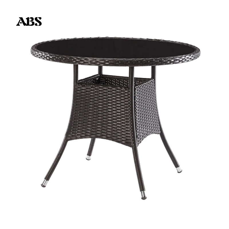 2021 Cheap price rattan table and chair good quality rattan chair for coofe table