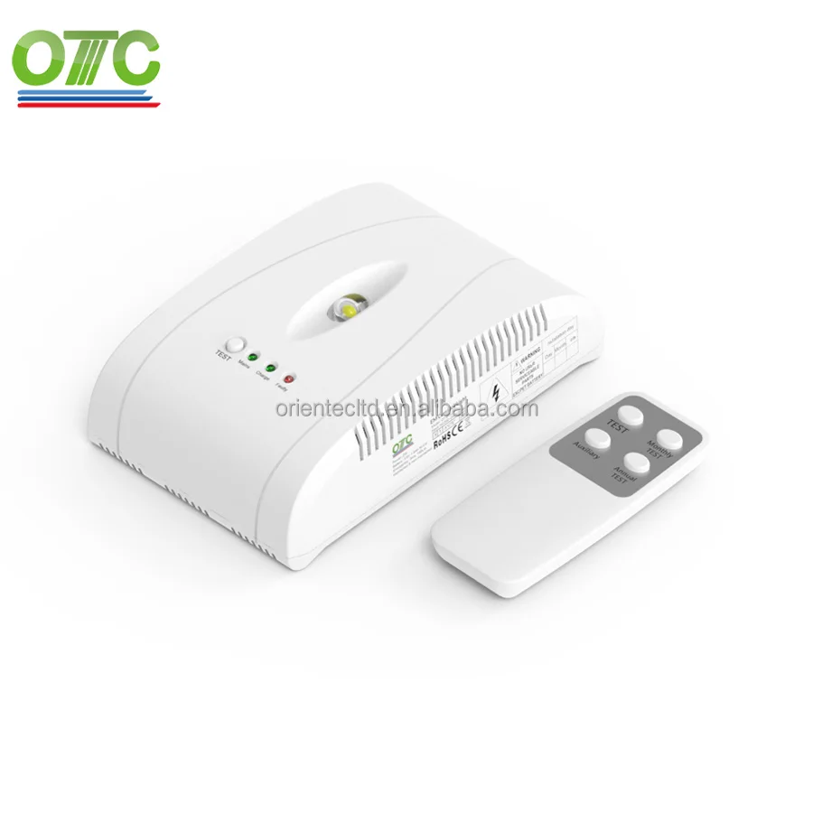 OT-ECL-2RST IP20 Rechargeable Emergency self-test and remote test LED Emergency Corridor Lighting