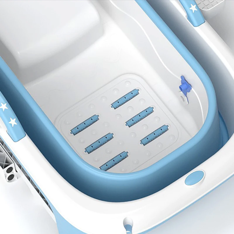 Wannuo Competitively priced plastic portable folding bath for adults with cover and massage roller