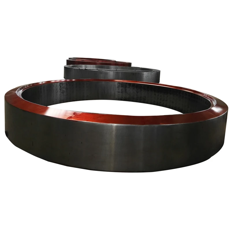 Cement Plant Large Forging Rotary Kiln Tyre Riding Ring Rolling Ring