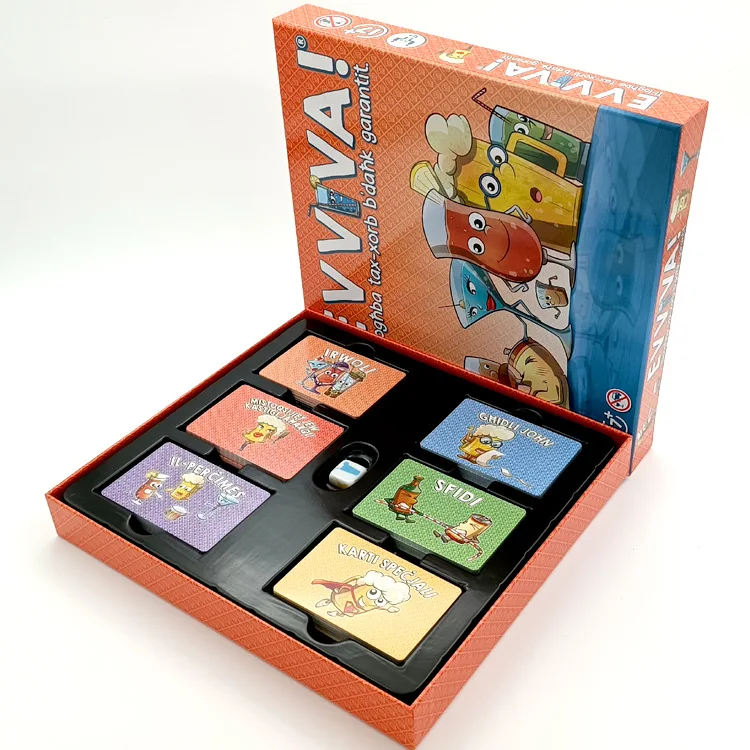Оптовая продажа OEM/ODM Juego De Mesas настольная игра с индивидуальным логотипом на заказ краудфандинговая