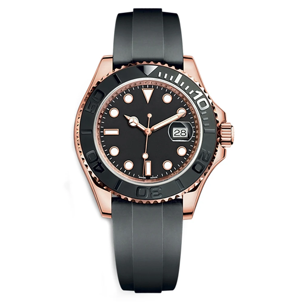 luxury watches men 40mm Automatic 2836/3235 movement VSF FACTORY Black Dial Ceramic Bezel Jubilee Bracelet mechanical watches