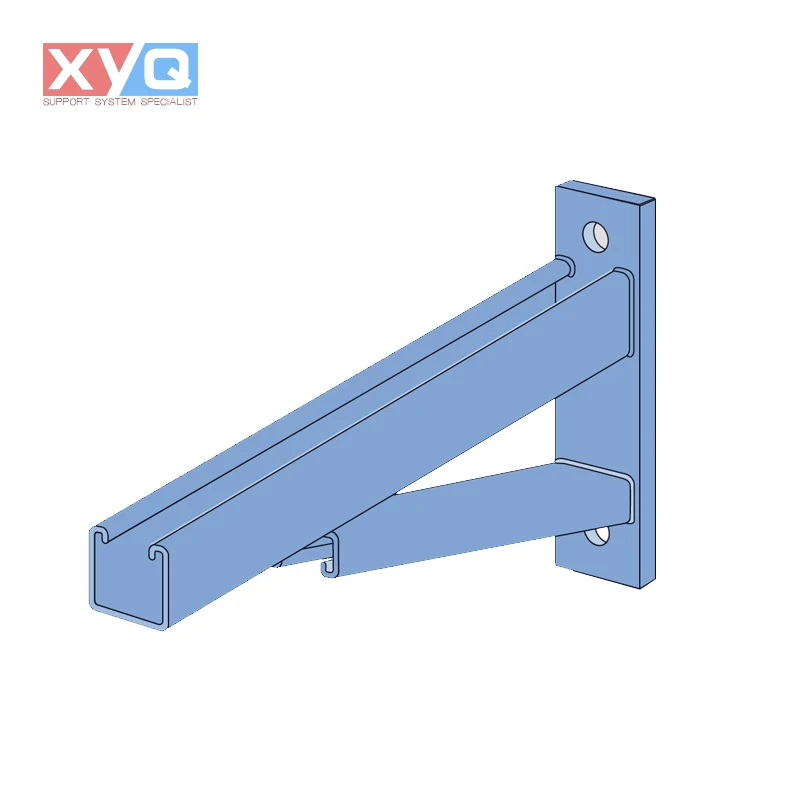 HDG Cantilever Arm single channel C-channel steel slotted support cantilever strut channel Bracket arm