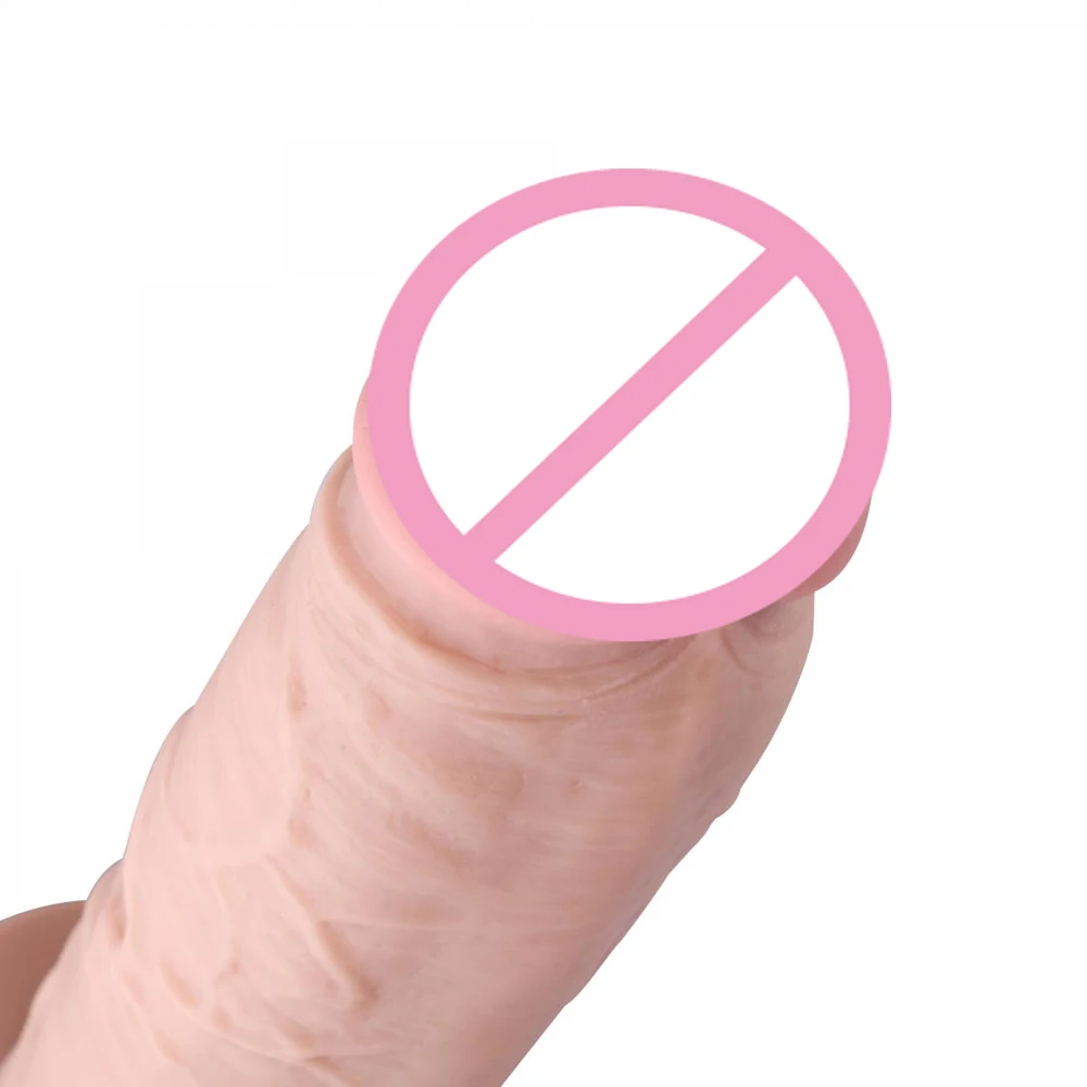 Hismith 10.2 inch Vibrating Dildo with 3 Speeds + 4 Modes with KlicLok System - Slight Curved Silicone Penis Dong Vibrator