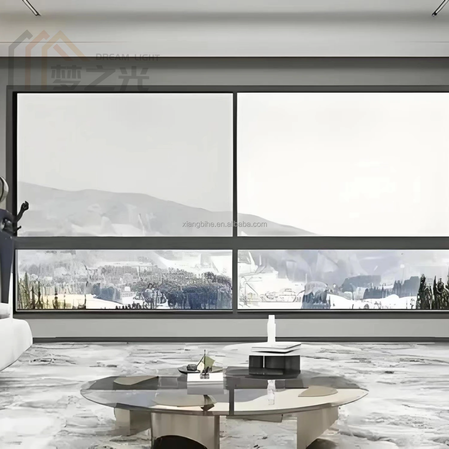 Intelligent voice control window slide casement window for house