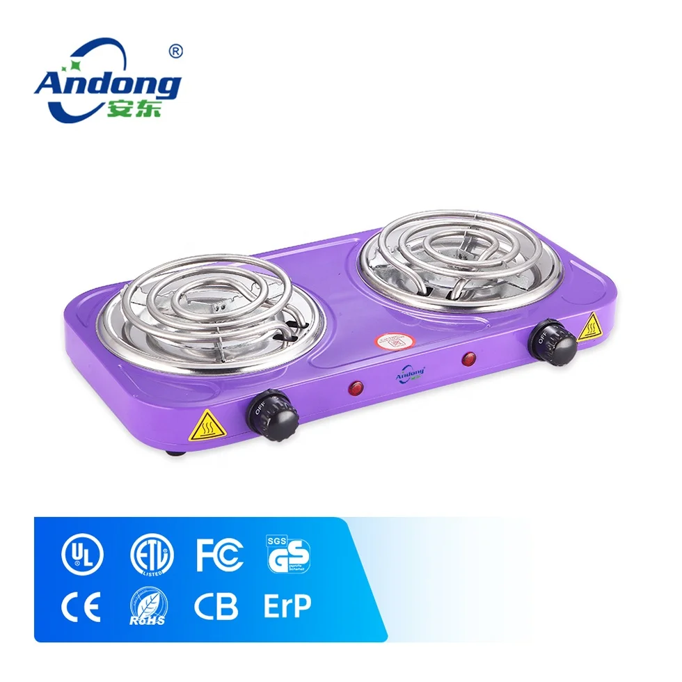 Andong низкая цена двойная горелка электрическая готовка 2 Горячие тарелки для продажи