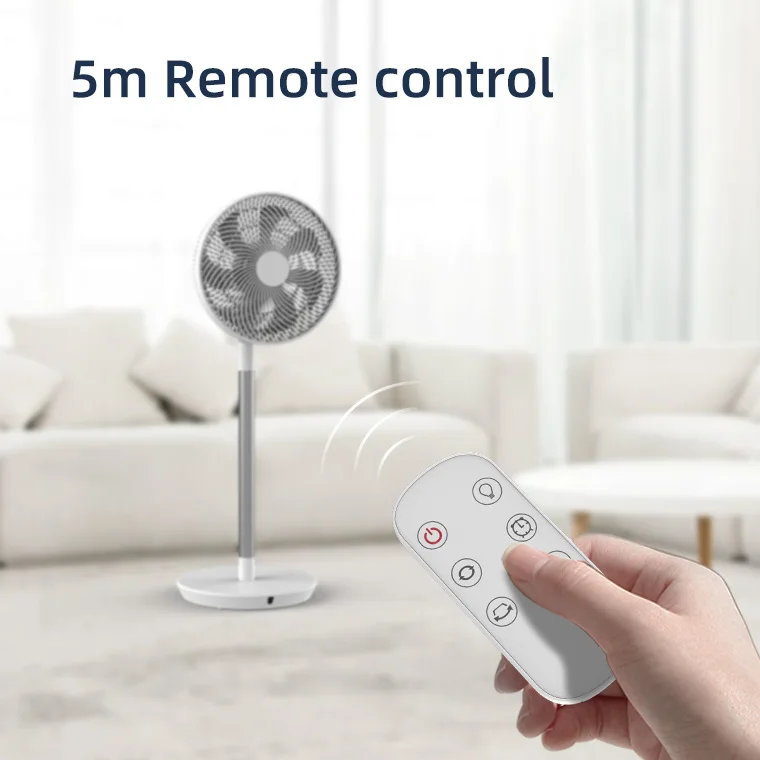 Air floor ECO mode home bedroom 39w Electric Fan Simple white plastic summer Factory supply New Mode Smart fans oscillating
