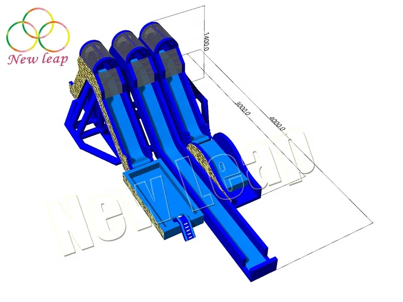 Giant Inflatable Water Slide 3 Lands Large Inflatable Water Slide the City