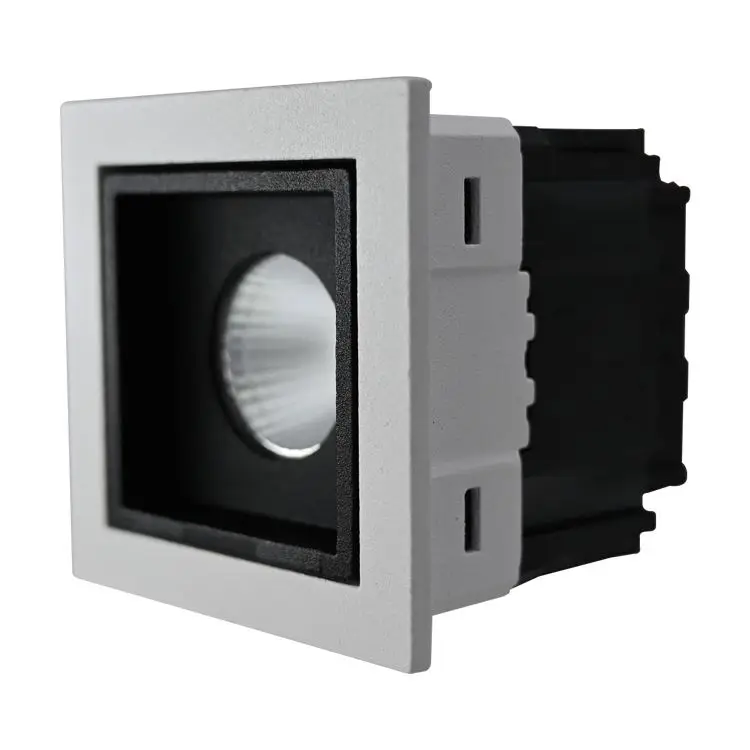 Модульный светодиодный светильник с 4 ячейками, 12 Вт, 220-240 В переменного тока, 960 лм, CRI 90 DALI, с регулируемой яркостью, Потолочный Мини-светильник, встраиваемый коммерческий светильник