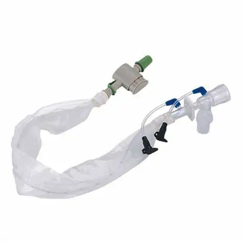 eco-friendly wholesale 72 hour closed suction catheter with elbow end
