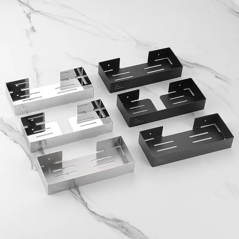 High Quality Shower Racks Modern Stainless Steel Wall Mounted Bathroom Rack Shelf