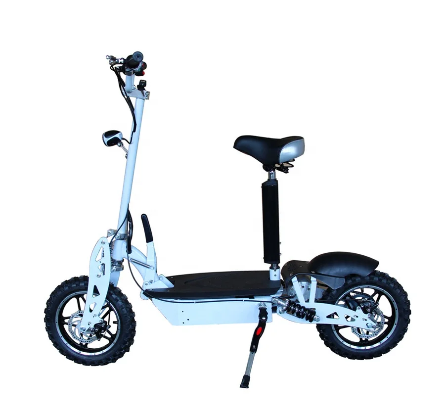 48V 1000W 1600W Folding Electric Scooter with Big Wheel 2 Wheel Electric Bicycle with Seat for Adults