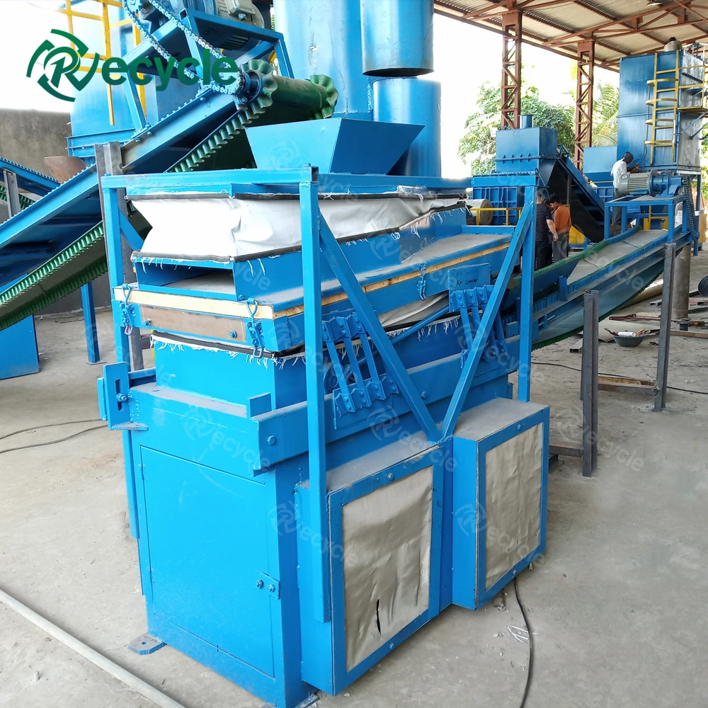 
Scrap Radiator Copper And Aluminium Recycling Machine Copper And Aluminum Separating Machine 