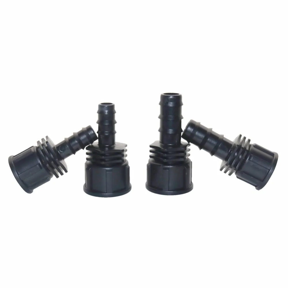 Garden Irrigation 1/2 3/4 Inch Female Connector Barbed Plastic Hose Fitting Micro Irrigation Adapter