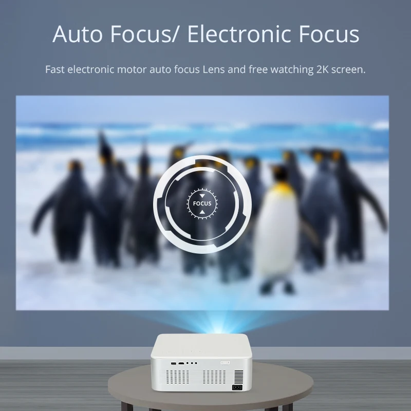 Hotack L003 ЖК мини Proyector 4k видео проектор с разрешением 4K Смарт Android 1080P проектор для домашнего кинотеатра