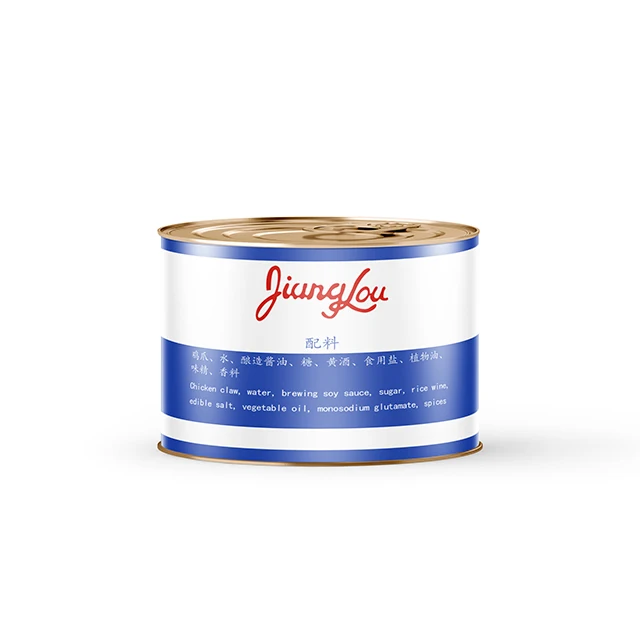 Halal delicious canned poultry chicken claws high quality wholesale sample acceptable custom order