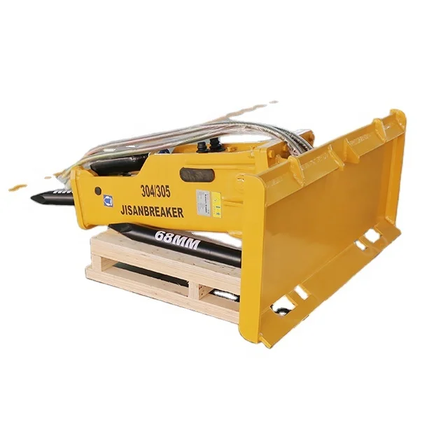 Mini With Trencher/backhoe/sweeper/auger/hammer Skid Steer Loader Hammer