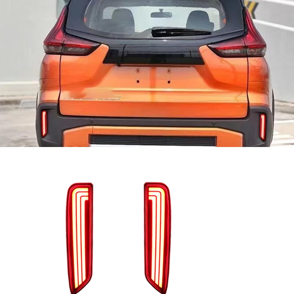 Auto Rear Light LED DRL Rear Bumper Tail Light Brake Lights Turn Signal Lamp Reflector For Xpander 2022 / Xpander cross 2019