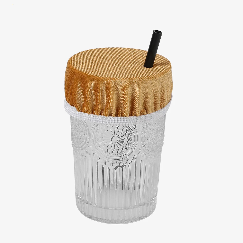 Quality assurance Factory customization Drink holder for alcohol protection  reusable drink cup cap with straw hole