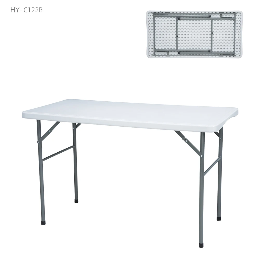 Портативный складываемый круговой 4ft 8 футов пластиковые столы HDPE складные для пикника и