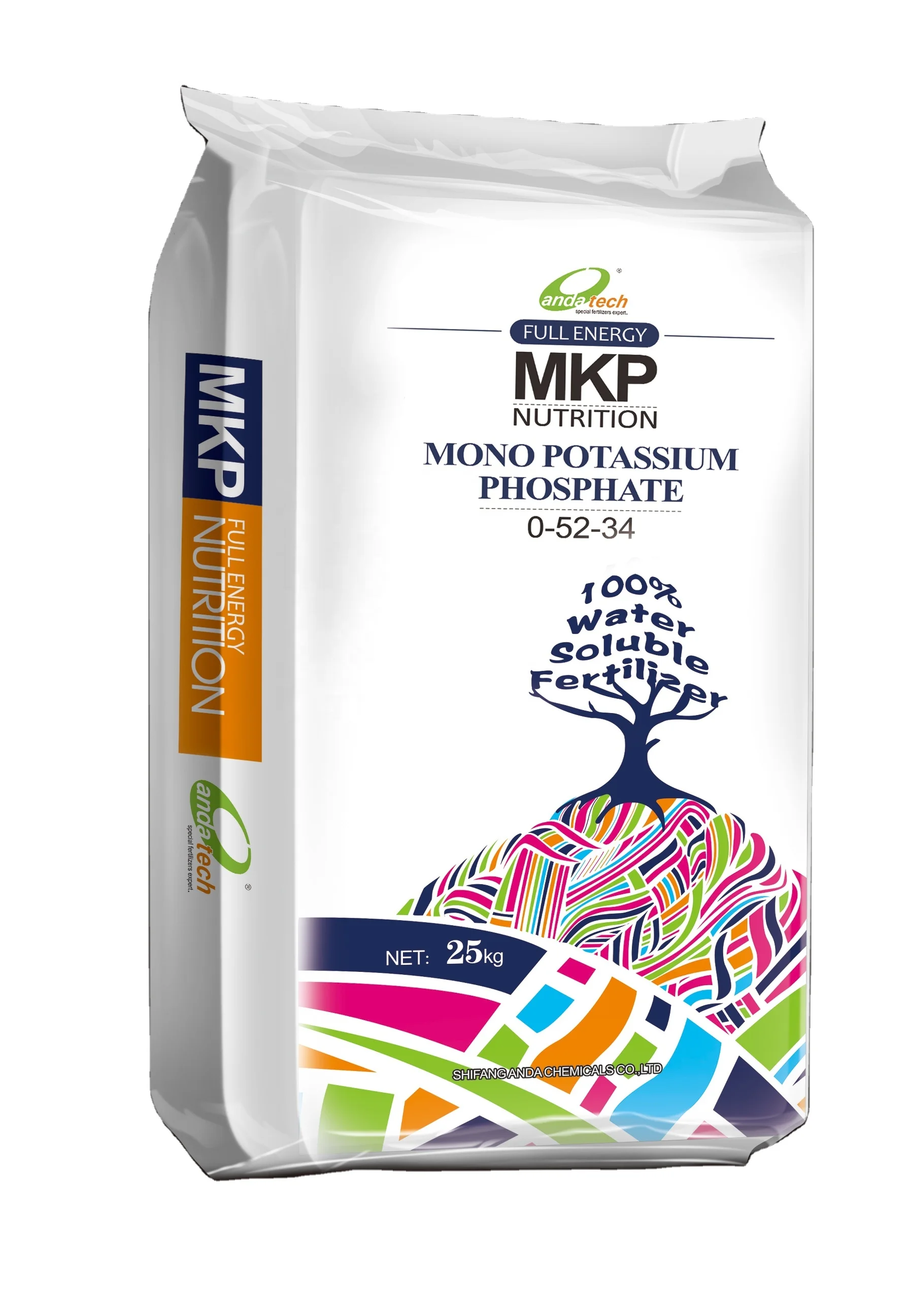 High Content And Purity Fertilizers Monopotassium Phosphate MKP 00 52 34